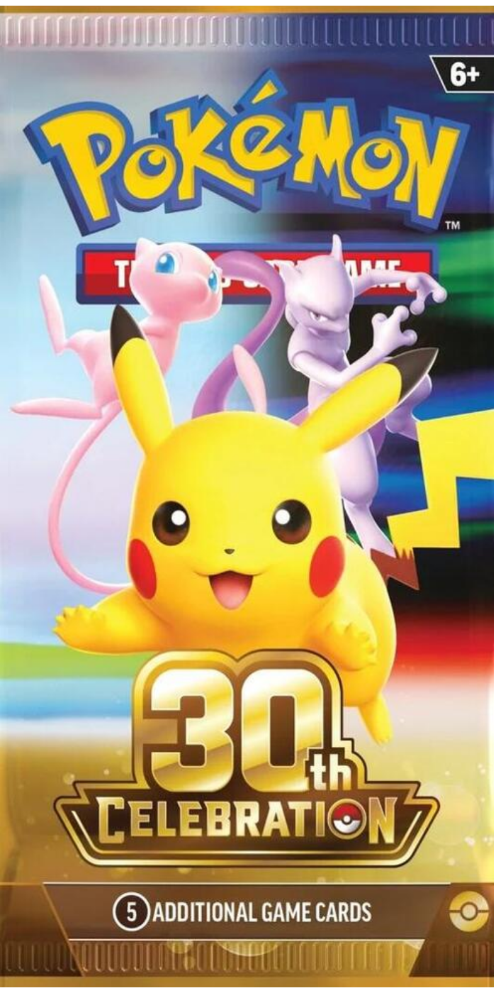 Pokemon 30th Anniversary Booster Pack *RIPPED LIVE*